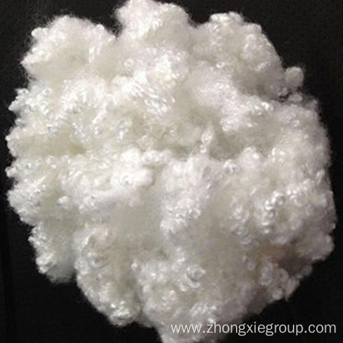 Recycled HC polyester staple fiber for stuffing 15D